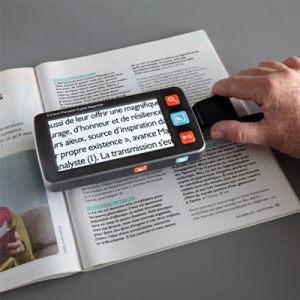“Loupe électronique portable 5 pouces pour malvoyants”pour malvoyants”