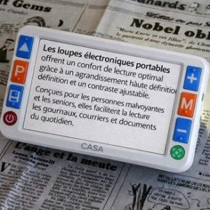 loupe électronique 5 pouces CASA pour malvoyants haute définition